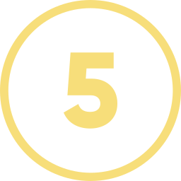 Number 5 icon